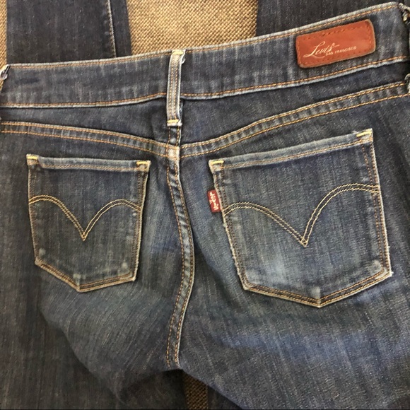Levi’s dark blue denim skinny jeans size W24 L29 - Picture 6 of 9